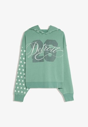 Bershka, PRINTED - HOODIE - Sweat à capuche - turquoise