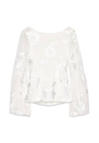 PATTERN LONG SLEEVE - Pusero - white