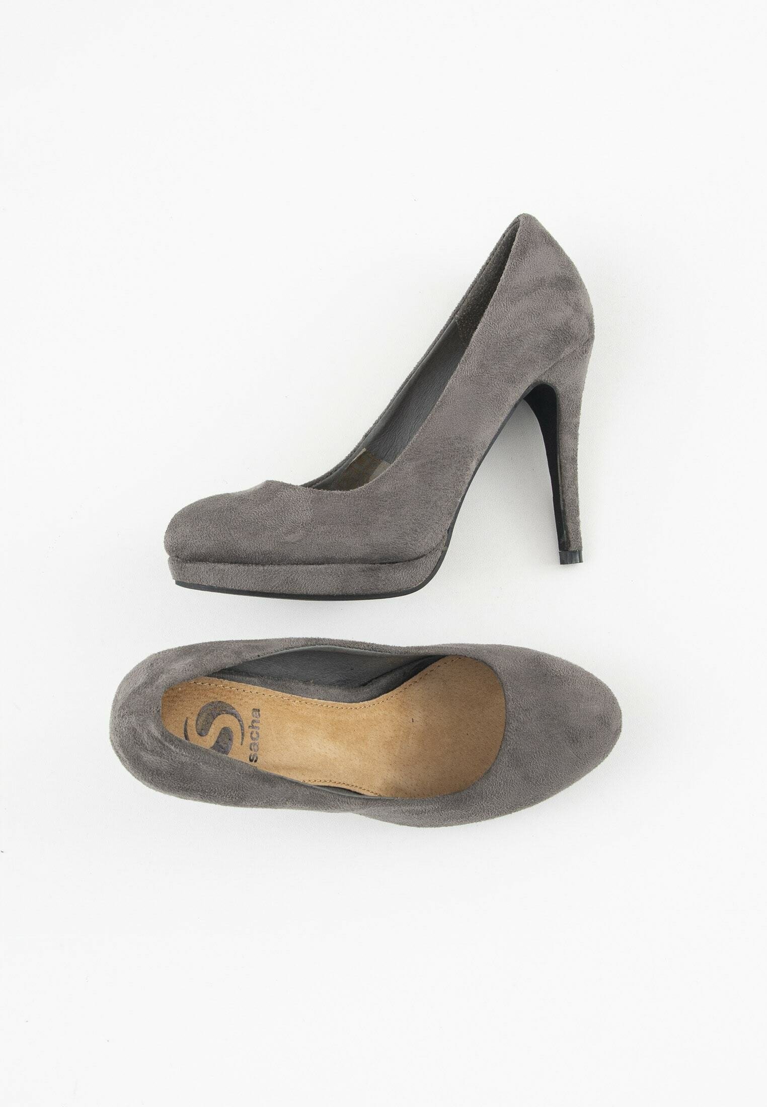 Dolce \u0026 Gabbana grijze suède stiletto schoenen hakken | Balardi