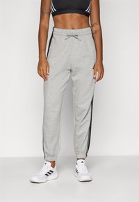 adidas Sportswear - Træningsbukser - grey/black Miniaturebillede 1