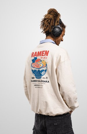 Kaotiko CREW RAMEN OSAKA UNISEX - Sweatshirt - ivory