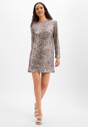 Vestito elegante - beige anthrazit - 0001