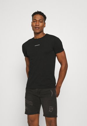 MICRO BRANDING ESSENTIAL TEE - T-shirt basic - black