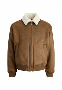 Dirbtinės odos striukė - toffee