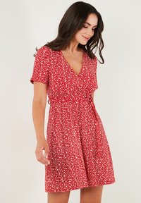 LELA Jerseyjurk - red