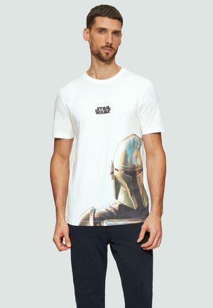 s.Oliver MIT STARWARS®  - T-Shirt print - weiß