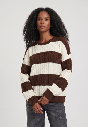 Even&Odd by Zalando, WOOL BLEND - Пуловер - cream/brown