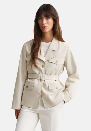 GANT, UTILITY BELTED JACKET - Lett jakke - faded beige