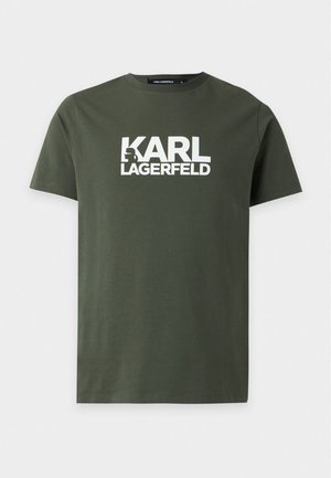 KARL LAGERFELD, T-shirts print - dark green