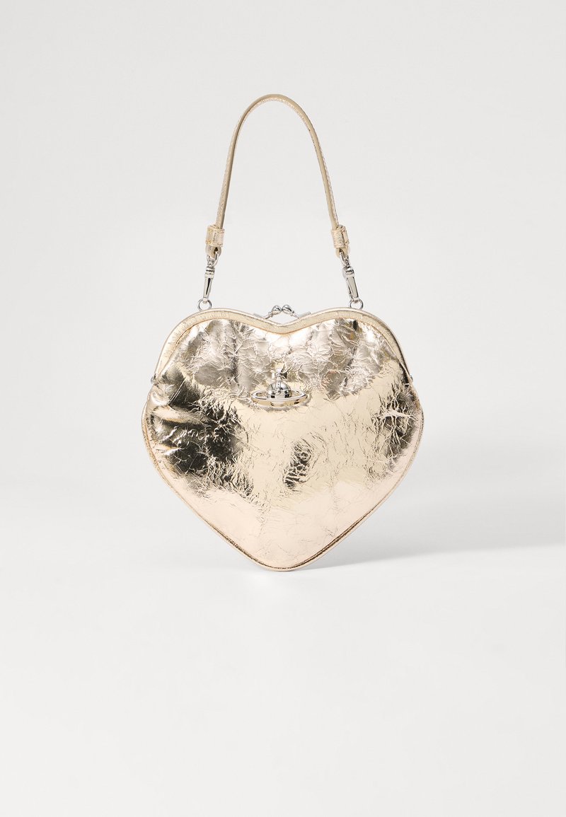 Vivienne Westwood BELLE HEART FRAME PURSE - Kézitáska - gold