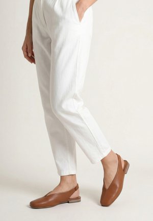 Slingback-ballerinasko - bronze