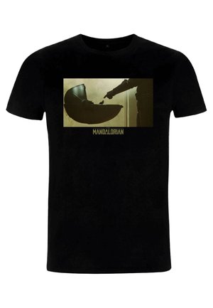 STAR WARS THE MANDALORIAN PAINTED SCENE - Print T-shirt - black