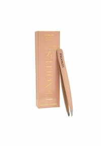 Premium snedplockare i en mjuk rosa nyans, med handfilade spetsar, förpackade i en matchande låda med guldtext och accenter.