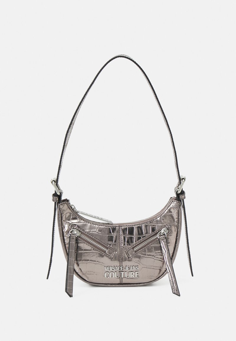 Versace Jeans Couture RANGE ZIPPER BAG Handtasche gun metal