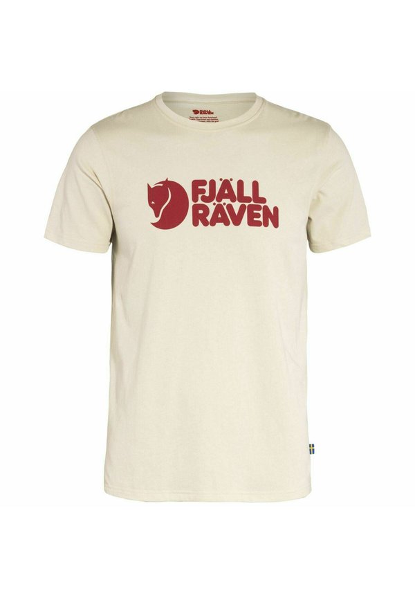 LOGO - Print T-shirt - wollweiss