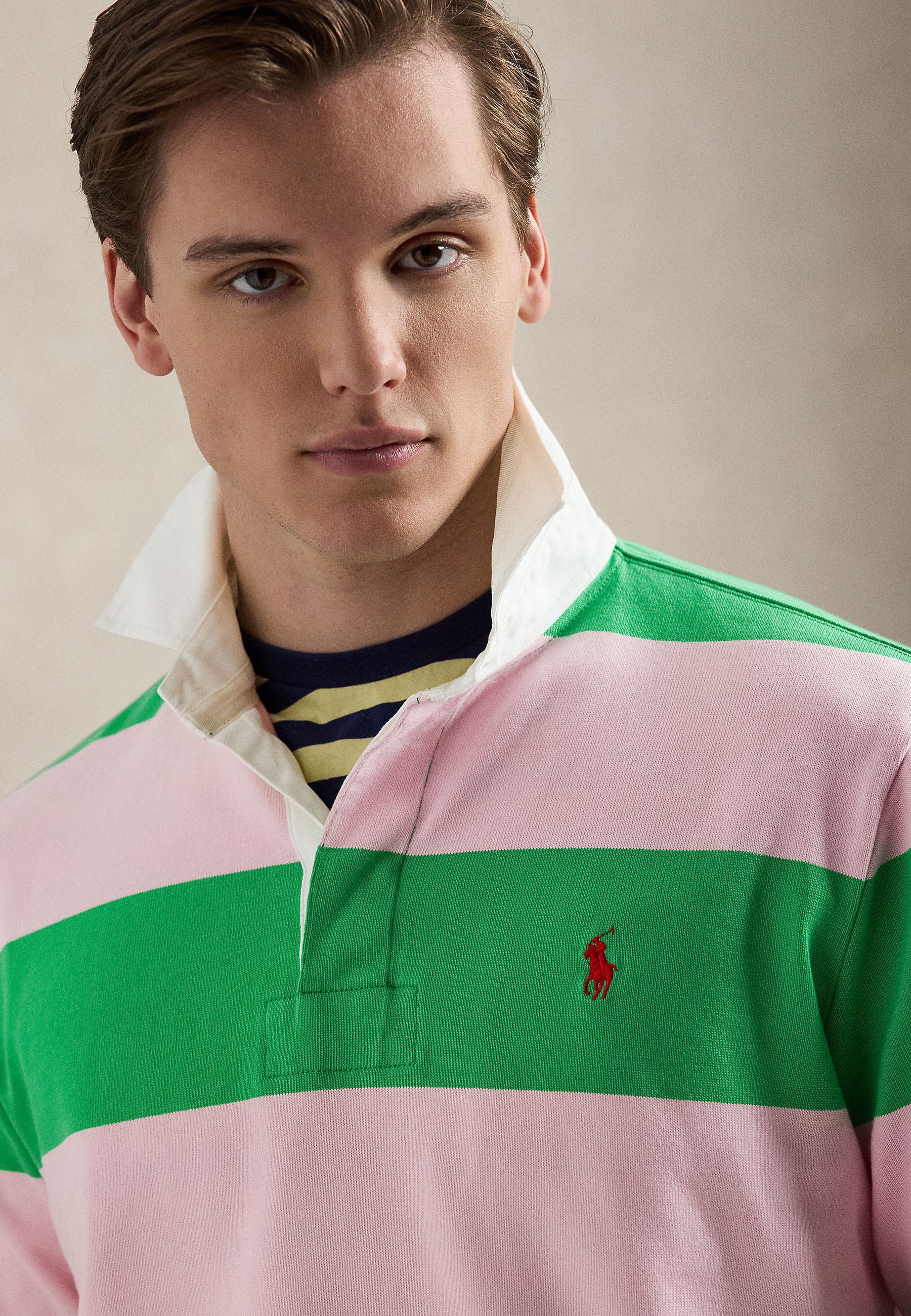Polo Ralph Lauren THE ICONIC RUGBY SHIRT - Longsleeve - garden