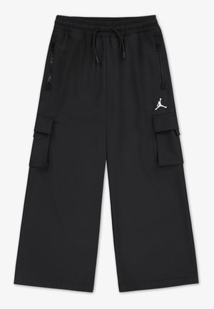 Jordan JUMPMAN POST UP OPEN - Cargo trousers - black