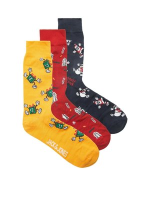 KERST GIFBOX 3-PACK JACXMASTREE - Sokken - multi coloured