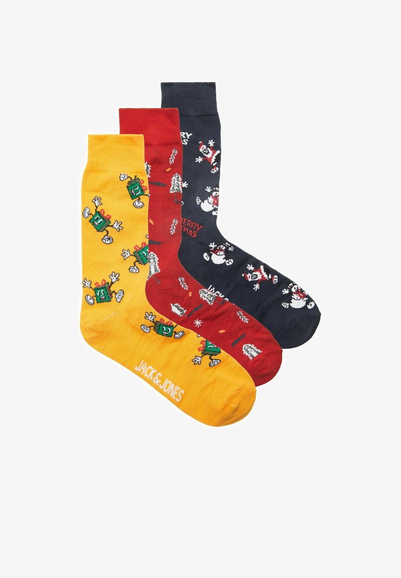 Jack & Jones KERST GIFBOX 3-PACK JACXMASTREE - Sokken - multi coloured