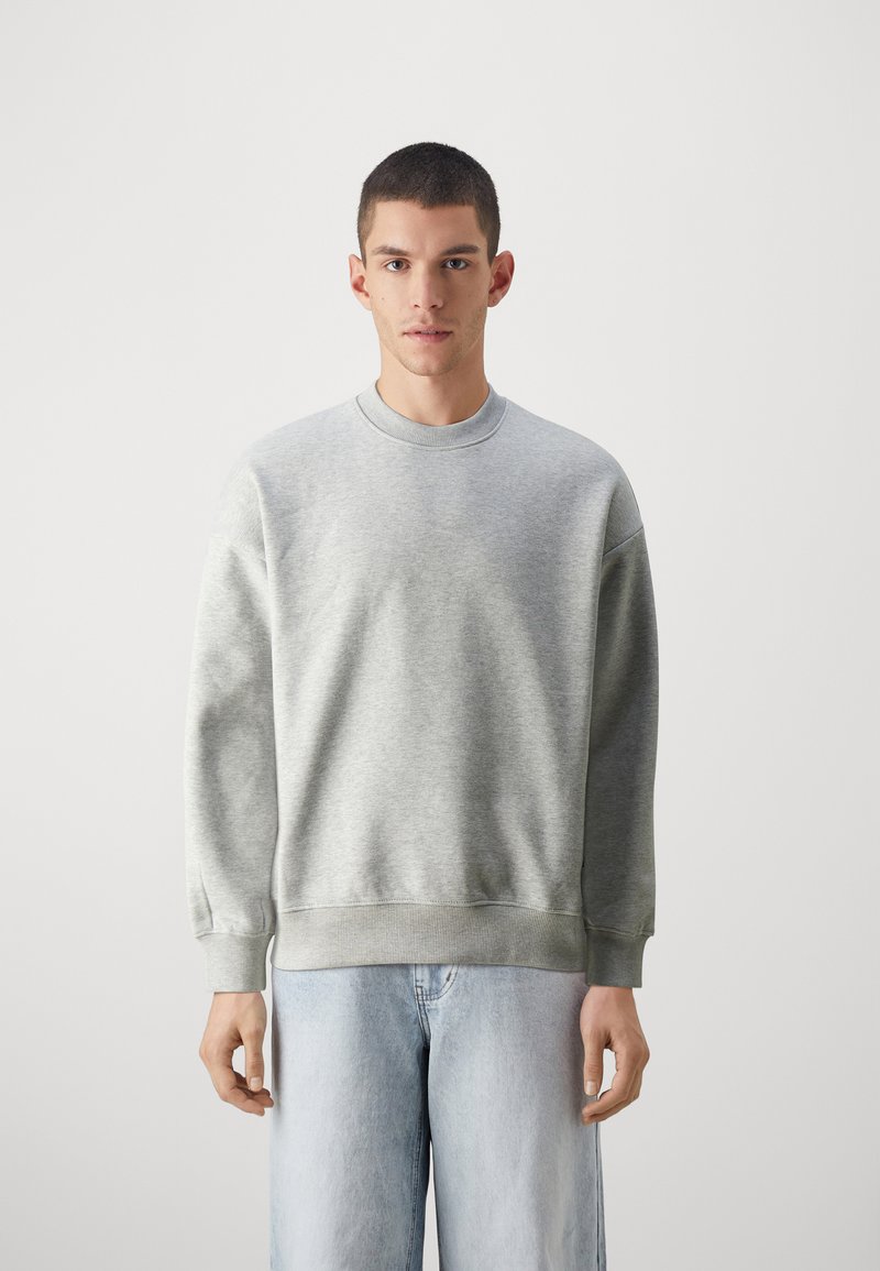 Jack & Jones PREMIUM JPRBLAHARVEY CREW NECK UNISEX - Melegítőfelső - light grey melange