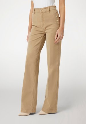Flared Jeans - beige
