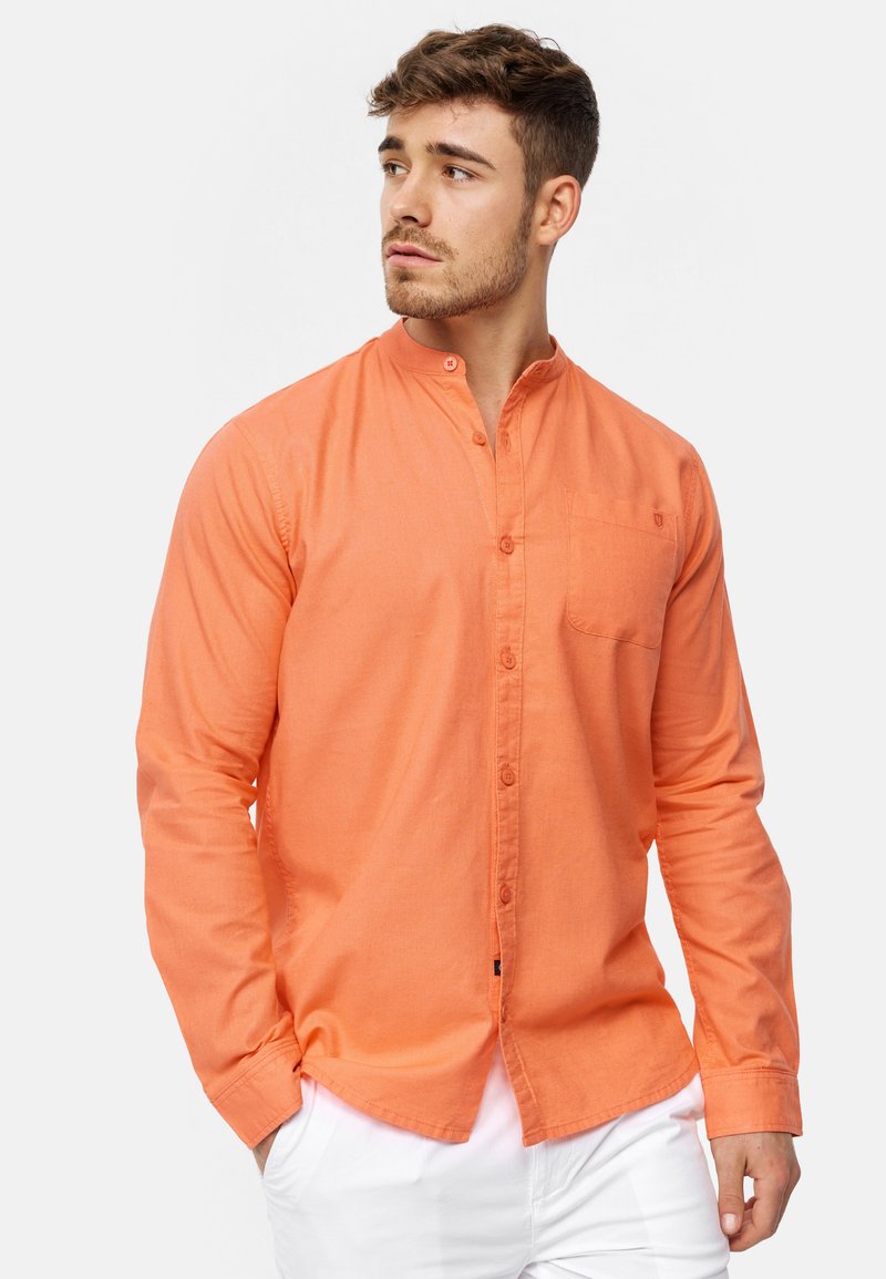 INDICODE JEANS LANGARM INRAFFI - Overhemd - living coral