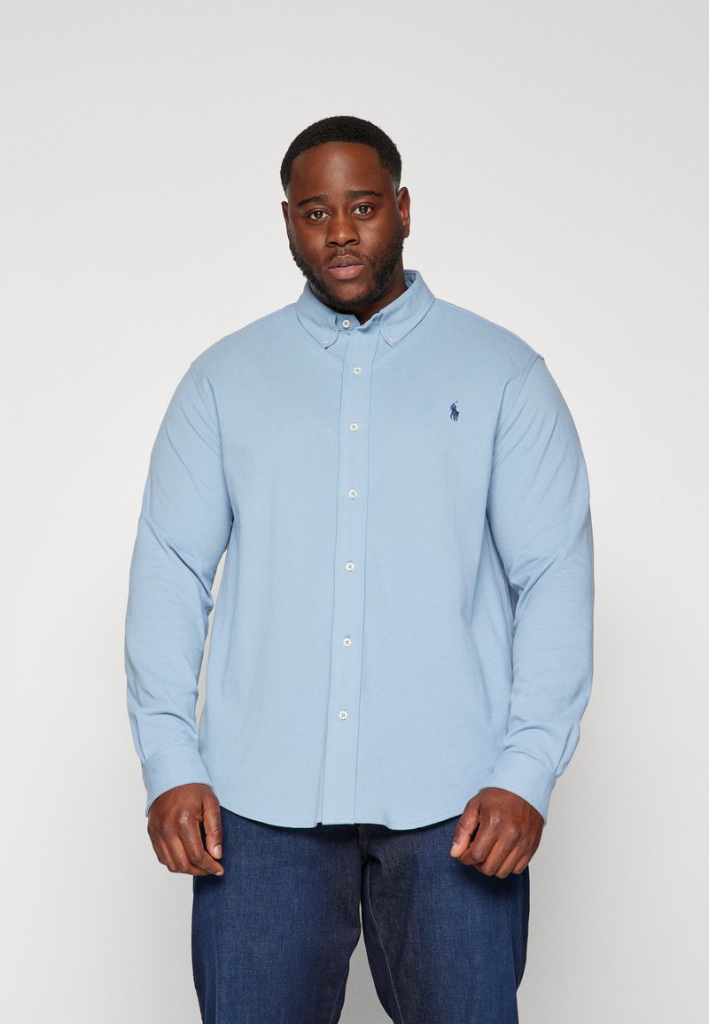 Polo Ralph Lauren Big & Tall FEATHERWEIGHT MESH SHIRT - Camisa - vessel blue