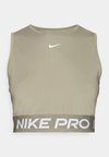 CROP TANK - Top - light army/white