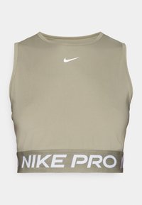 CROP TANK - Top - light army/white
