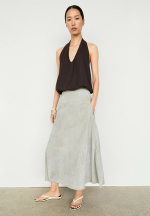 Massimo Dutti, Blouse - dark brown