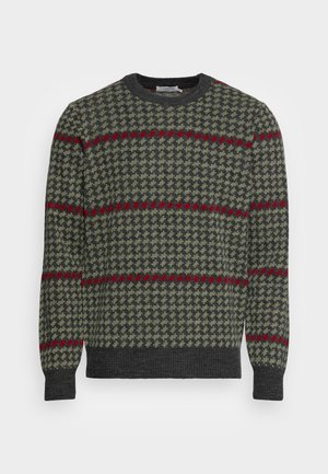 Stickad tröja - beige
