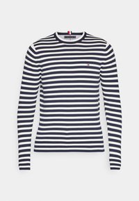 CREW NECK  - Strickpullover - desert sky/ivory