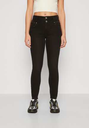 ONLDAISY YOKE ZIP - Jeans Skinny Fit - washed black