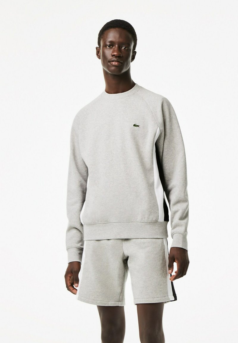 Lacoste Sweatshirt - gris chine noir blanc/gris chin?� - ZALANDO.FR