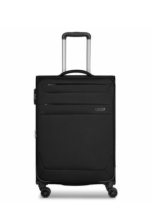 CHICAGO ROLLEN 67 CM MIT DEHNFALTE - Wheeled suitcase - black