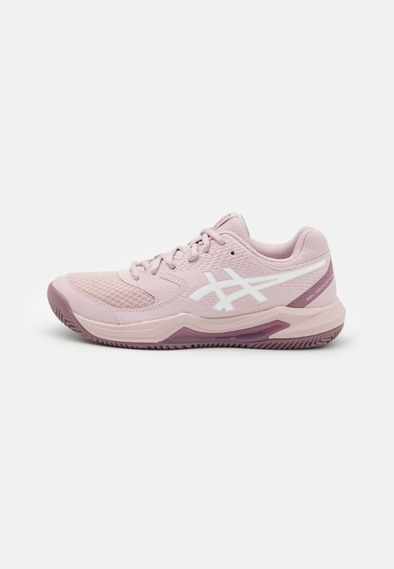 ASICS GEL DEDICATE 8 CLAY - Māla virsmas laukuma tenisa apavi - watershed rose/white