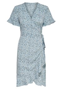 ONLOLIVIA WRAP DRESS - Dnevna haljina - dusk blue