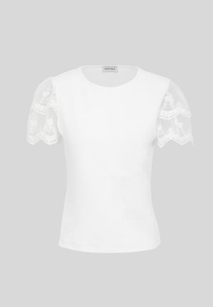 Anna Field, LACE DETAIL - Μπλούζα - white