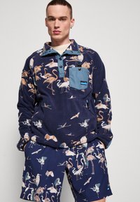 KAVU TEANNAWAY - Felpa in pile - blue/multi colour