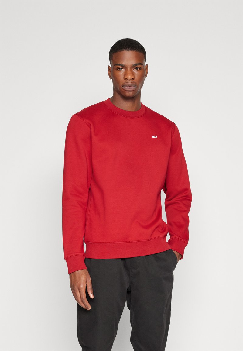 Tommy Jeans - REGULAR NECK - Sweater - magma red, Vergroten