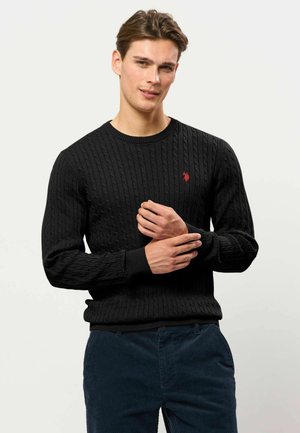 U.S. Polo Assn., UMMADS CABLE KNIT - Пуловер - tap shoe