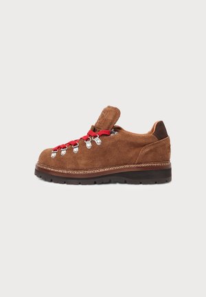 Polo Ralph Lauren, ALP LV2-BOOTS - Καθημερινά παπούτσια με κορδόνια - tan/dark brown