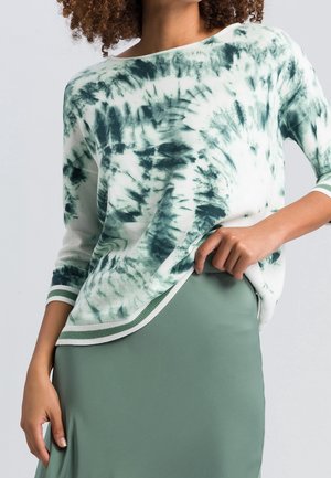 Stickad tröja - dark green