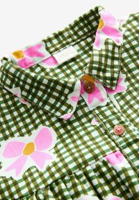 Next Skjortekjole - pink green bow print