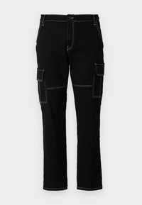 ONSEDGE CARGO  - Straight leg jeans - black denim