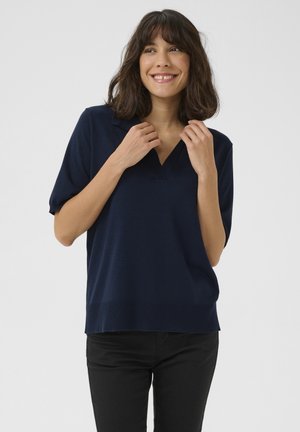 Kaffe KALIZZA POLO - Polo shirt - midnight marine
