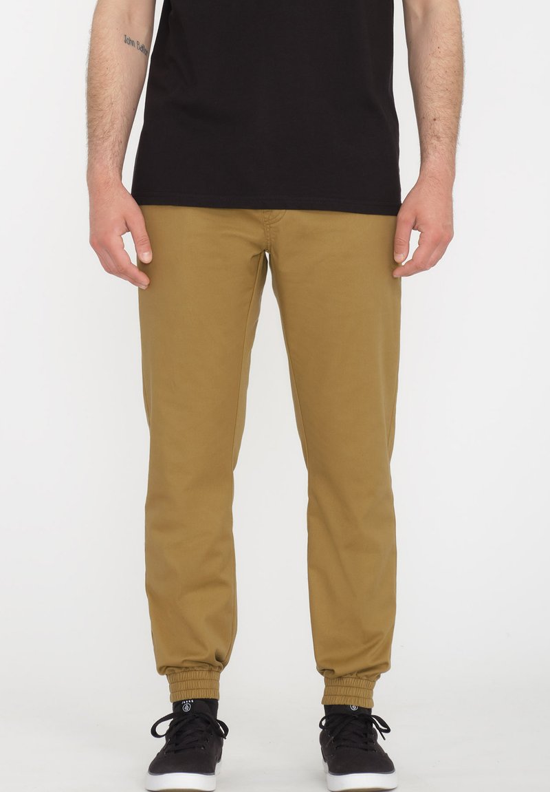 Volcom - JOGGERS FRICKIN - Pantalon de survêtement - dark khaki, Agrandir