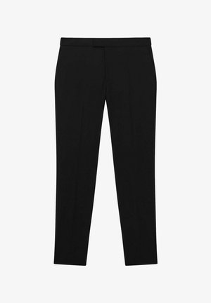 Reiss REGULAR FIT DRAWCORD - Housut - black