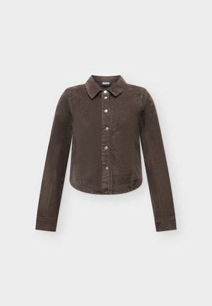 Noisy May, NMCORD BERRY FITTED SHIRT - Skjortebluser - chocolate brown
