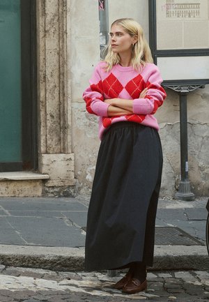 Culture CUCORNELIE SKIRT - Maxirok - black